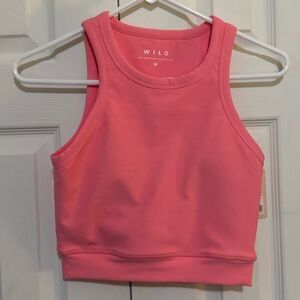Pink Women's Athletic Tank Top